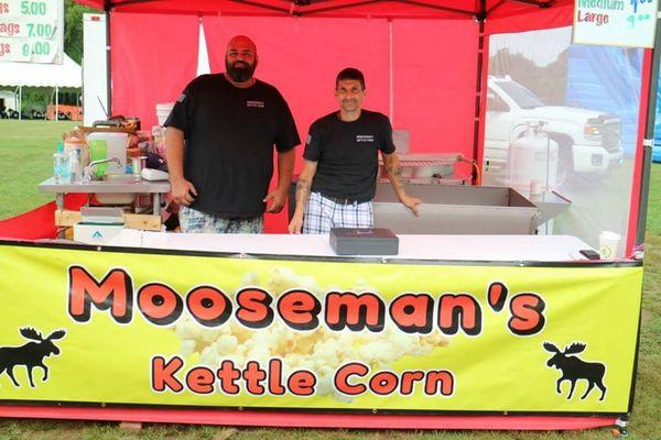 The Mooseman and his calf