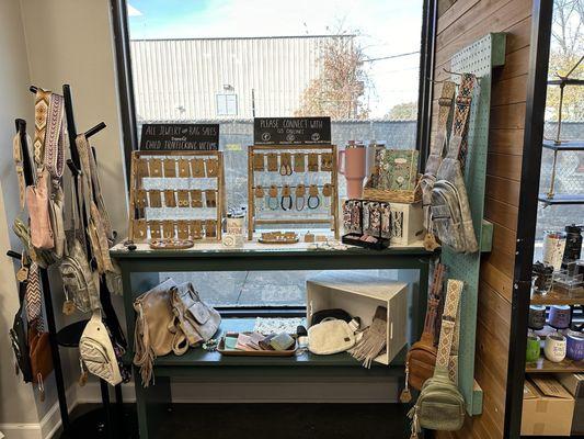 One of the vendors, Missional Merch. Their sales from this booth fund care for child trafficking victims.