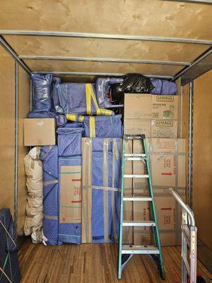 Loading the trucks are the ultimate game of Tetris!
