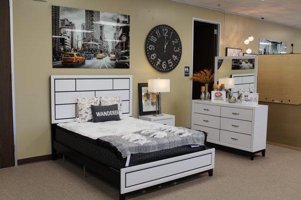 6 Pc. Addie Chalk Bedroom Set - Clean Lines, Sleek, Mid Town, & Affordable.
https://www.furniturequeen.com/6-pc-addie-chalk-bedroom-set