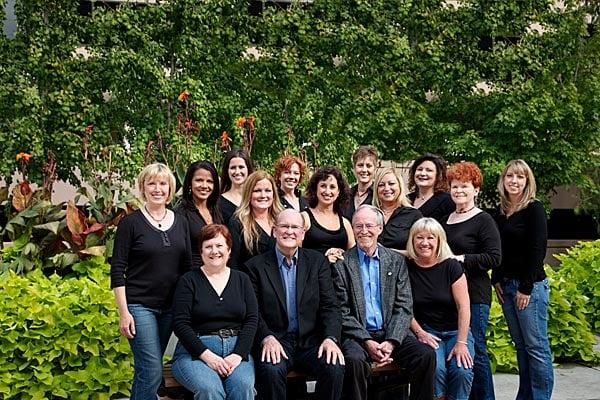 Dr. John Waldron and Dr. Gary Morgan and Staff