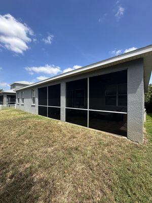 Porch rescreen in 20/20 super screen