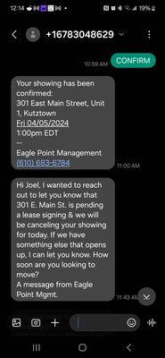 UNPROFESSIONAL...SHADY BUISNESS PRACTICE