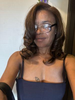 My latest hair color was done by Shannon