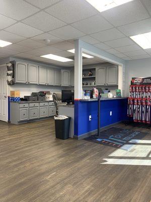 A clean comfortable waiting area