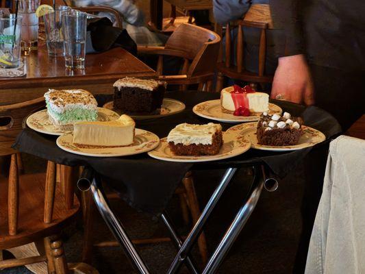 dessert tray