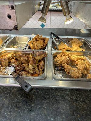 I got the chicken on the right with brown gravy - SO good!