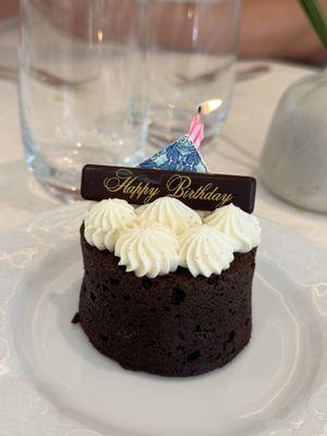 Delicious flourless chocolate cake