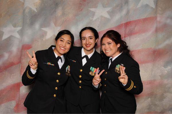 Makeup by Yildiz that kept me looking sharp and appropriate in uniform!