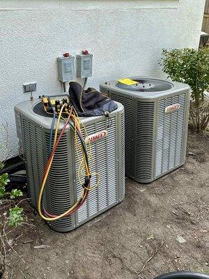 Twinning! Double AC install
