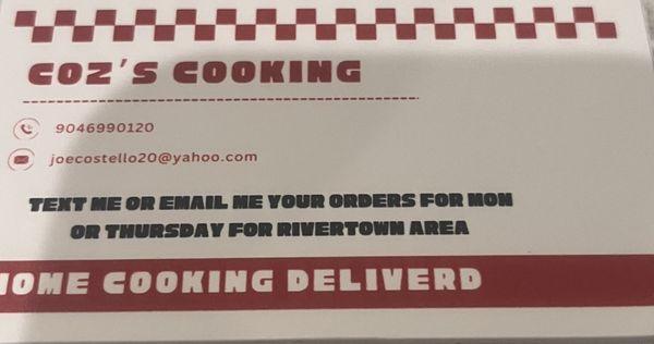 Coz’s Cooking and Catering