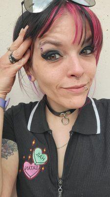 New septum and repierced eyebrow