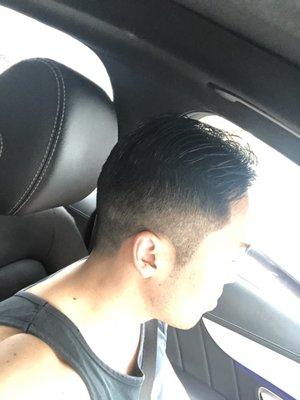 Sorry for the overexposed lighting. Fade is on point though.