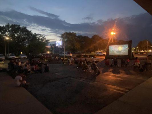 Our annual movie night.