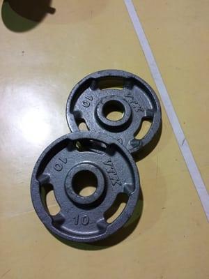 It's just 20lbs but it is the heaviest 20 after her workout.