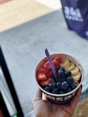 Build Your Own Bowl the owner and atmosphere was INCREDIBLE. If you are in the area and craving acai.... Come here!