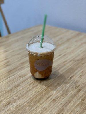 Brown Sugar Bubble Milk Tea w/out Boba!