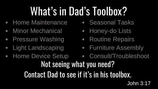 Dad’s Toolbox & More