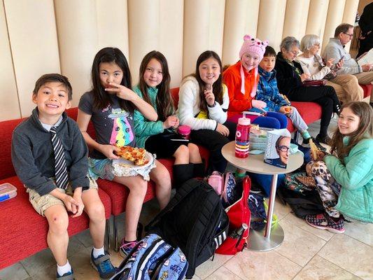 We went on a field trip to see Emanuel Ax playing an open rehearsal at the Davies Symphony Hall.