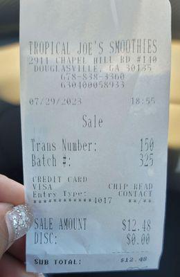 Tropical Joes Smoothies