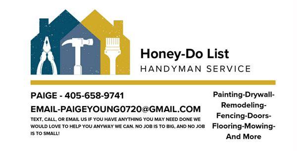 Honey-Do List Handyman Service