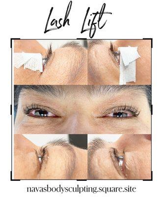 Lash lift - is a natural way to curls your natural nails for 5-6 weeks .
