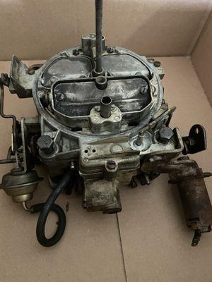 My '72 Chevy Rochester Quadrajet 402 engine (before picture)