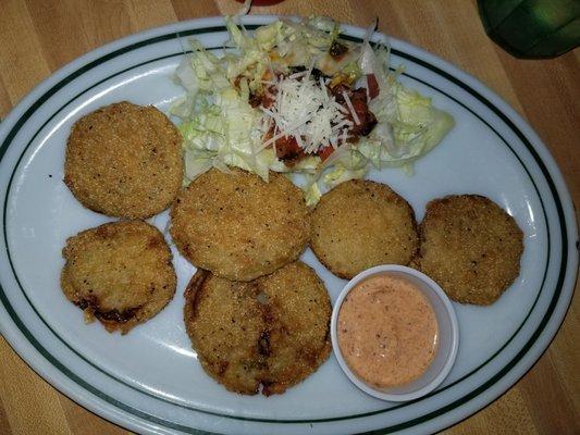 Krabby Kirk's fried green tomatoes