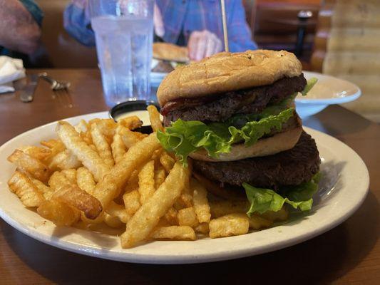 The Daily Double Bacon Cheeseburger