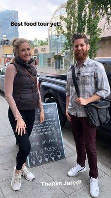 Our tour guide Jared