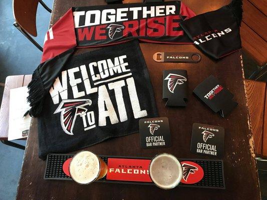 The Atlanta Falcons cheerleaders will be here to help us all cheer on our favorite team this Sunday. Huge giveaways 11/11!