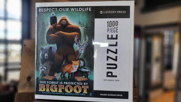 Bigfoot Central! We have a growing assortment of bigfoot gifts to support the Hide & Seek Champion!