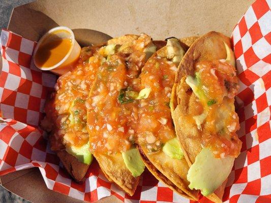 Shrimp hardshell taco