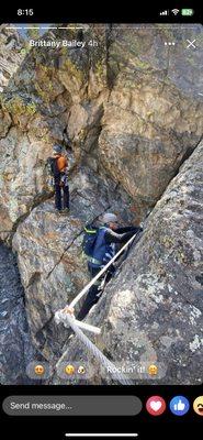 Our guide TJ in the orange.