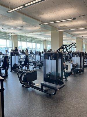 Upstairs cardio room