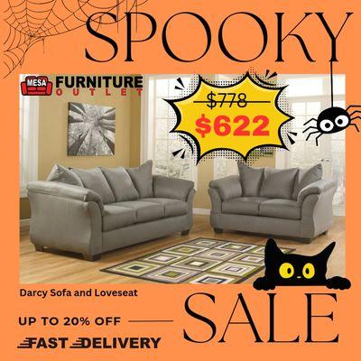 ON SALE $622 Sofa and Loveseat Set. LIMITED TIME OFFER!
