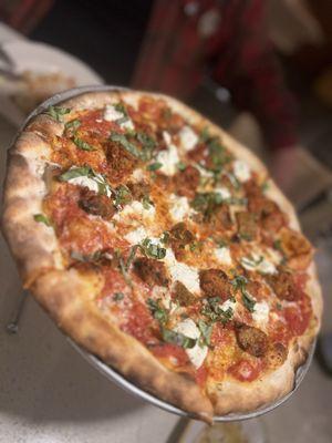 Meatball Pizza
