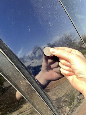 Before work was done.