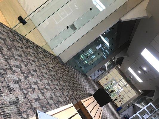 Racquetball courts basketball a pool. Weights. Cafe. It's a great place.