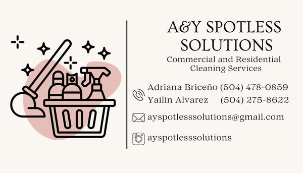 A & Y Spotless Solutions