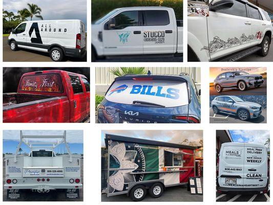 Vinyl and Perforated media for your automotive needs