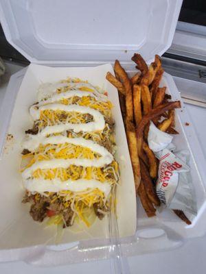 This is the Keto Bowl and hand cut fries!