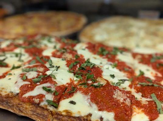 Another version of the Grandma Pizza.