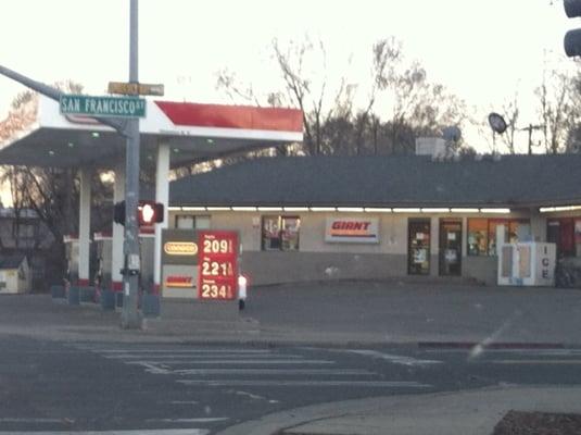 The prices you see were the cheapest in the city at the time the photo was taken.