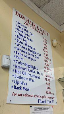 Don Hair and Nails