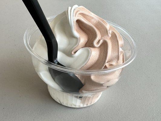 Vanilla-Chocolate Twist Soft Serve