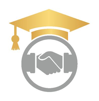 Our Logo! Reflecting how we help former students spend less time worrying about their debt, and more time building their future.