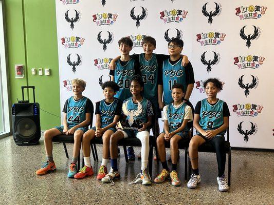 Our boys!! Champs!