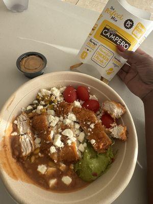 Campero Bowl - with Yuca Fries It's okay