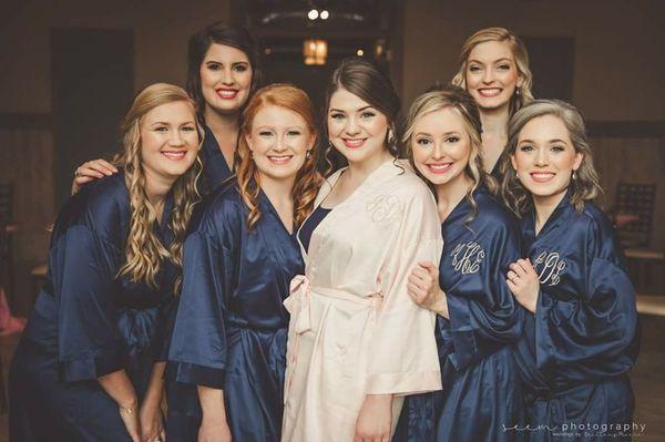 Bridal and bridal party packages.